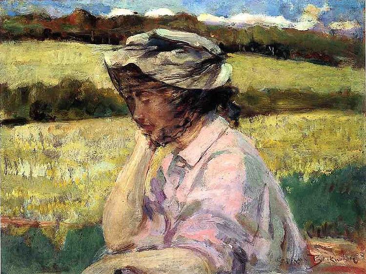 James Carroll Beckwith Lost in Thought Germany oil painting art
